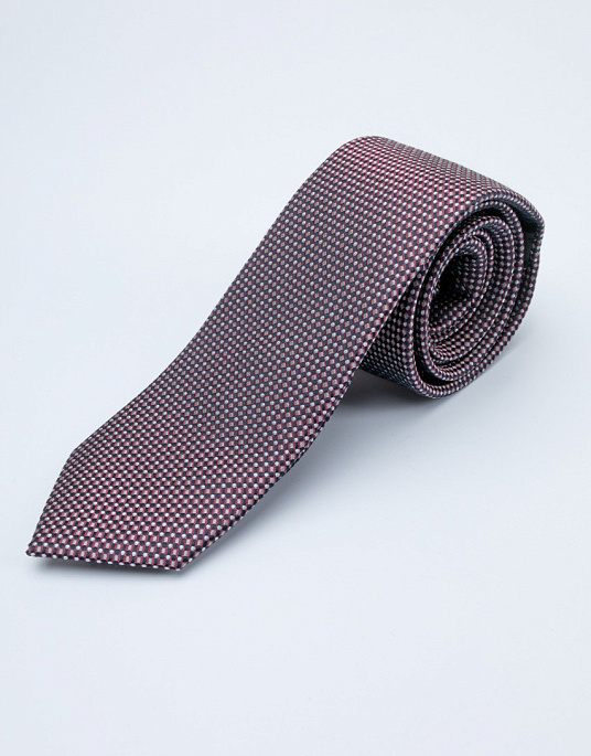 Галстук Pierre Cardin в бордовом оттенке