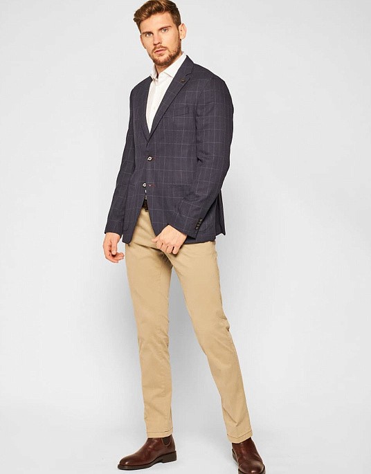 Пиджак Pierre Cardin из коллекции Voyage синего цвета в клетку