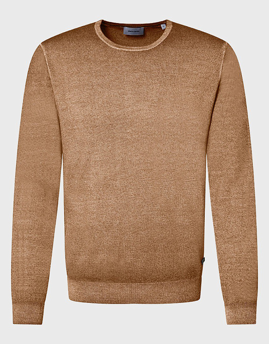 Джемпер Pierre Cardin с круглым воротником бежевого цвета
