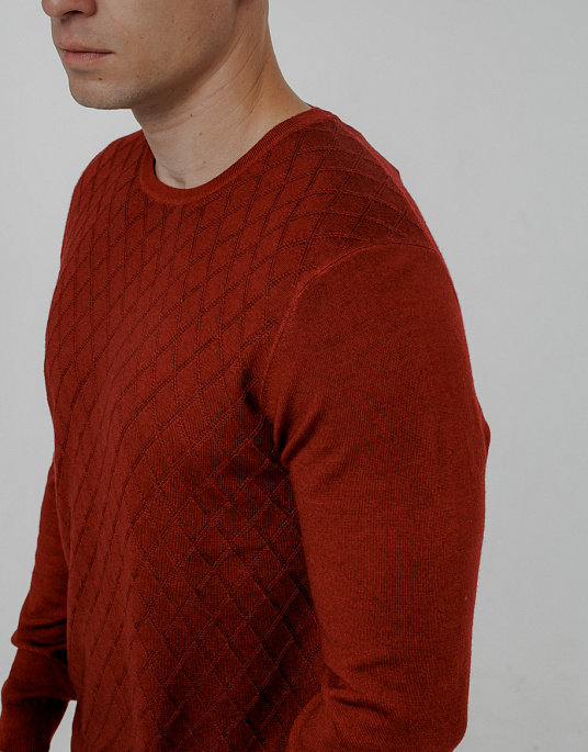 Джемпер Pierre Cardin с плетением "ромб"