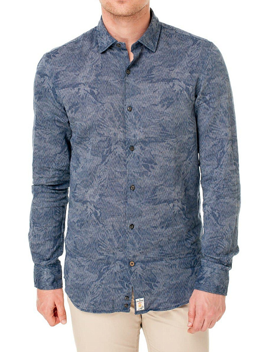 Рубашка Pierre Cardin из серии Denim Story в синем цвете