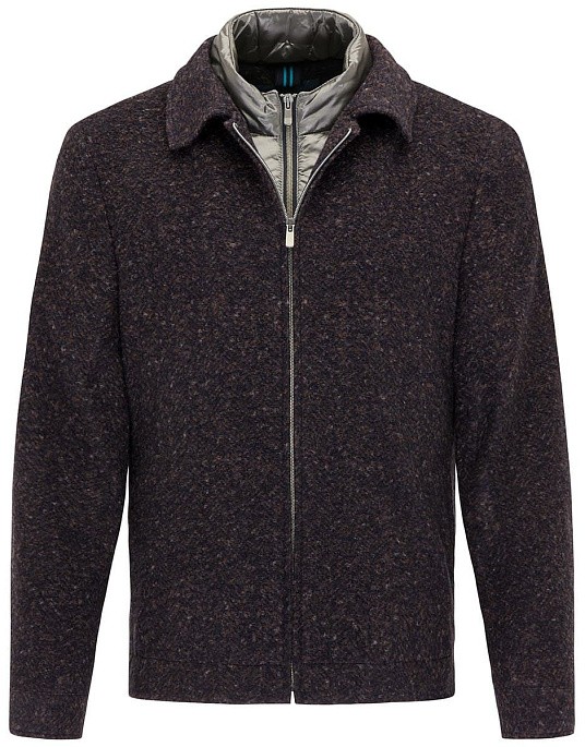 Укороченное пальто  Pierre Cardin из коллекции Future Flex в коричневом цвете