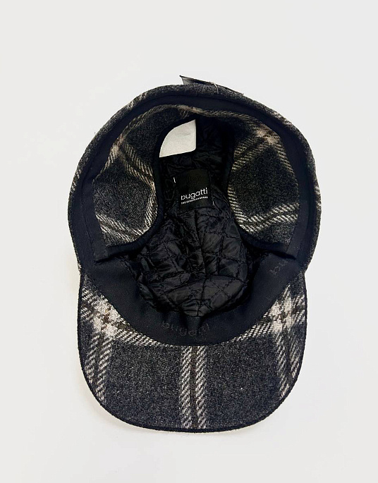 Фуражка утепленная от Bugatti в сером цвете