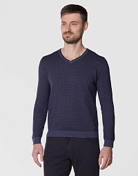 Пуловер Pierre Cardin из серии Royal Blend в синем цвете