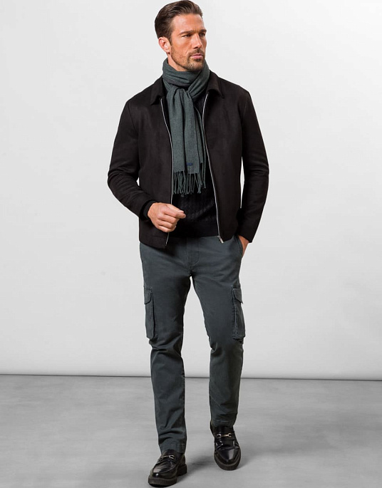 Шарф Pierre Cardin з колекції Future Flex в кольорі хакі