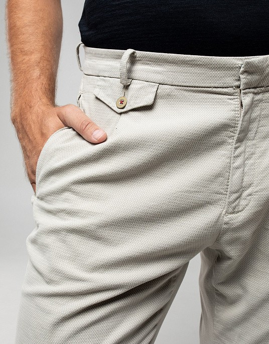 Брюки-флети з ексклюзивної колекції Le Bleu у бежевому кольорі