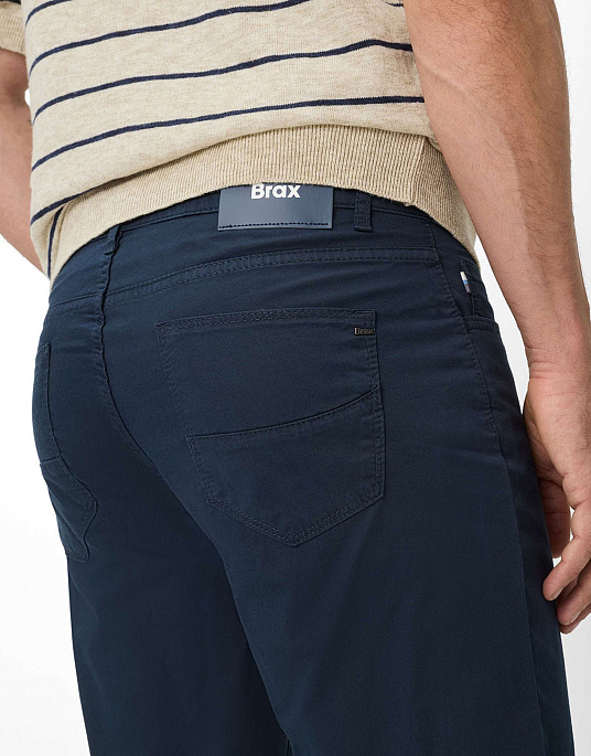 Чоловічі брюки – флети Brax модель Cadiz у темно-синьому кольорі