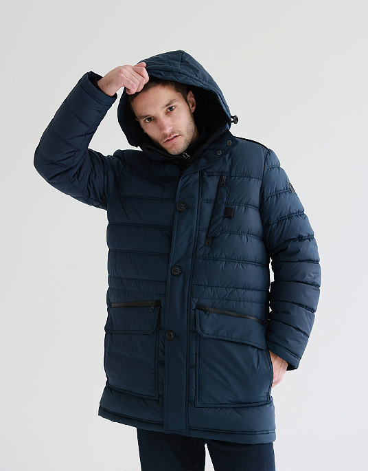 Куртка – парка со съемным капюшоном от Bugatti