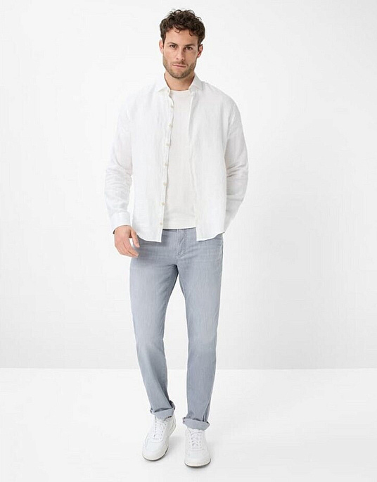 Мужские джинсы Brax CADIZ ULTRALIGHT серого цвета