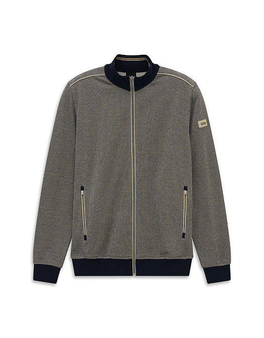 Кардиган на блискавці Bugatti у темно-синьому кольорі