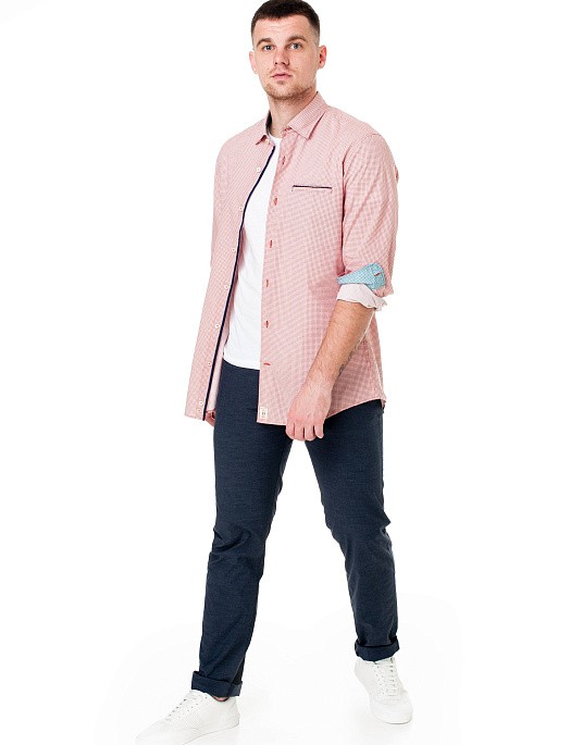 Рубашка Pierre Cardin из серии Cotton Comfort в кросном цвете