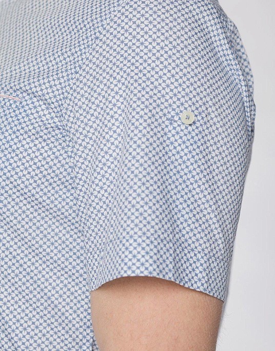 Сорочка з коротким рукавом Pierre Cardin у білому кольорі