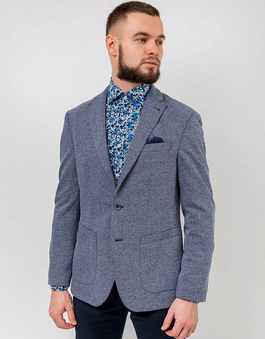 Пиджак Pierre Cardin из коллекции Denim Academy в серо-голубом цвете