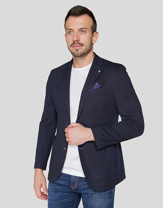 Пиджак Pierre Cardin из коллекции Future Flex в  темно-синем цвете