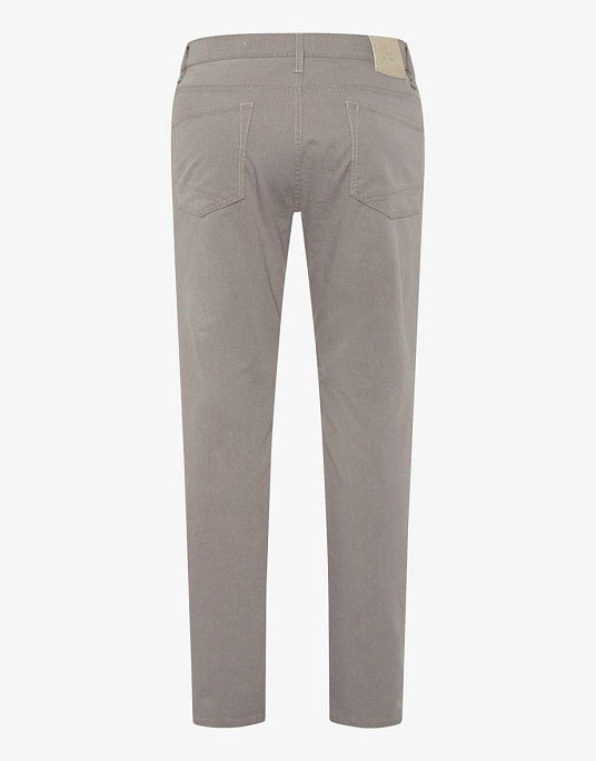 Мужские брюки – флеты Brax, модель Chuck Modern Fit, бежевого цвета