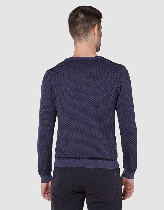 Пуловер Pierre Cardin із серії Royal Blend у синьому кольорі