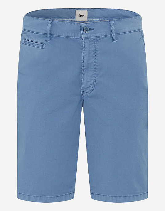 Мужские шорты Brax модель Bermuda голубого цвета