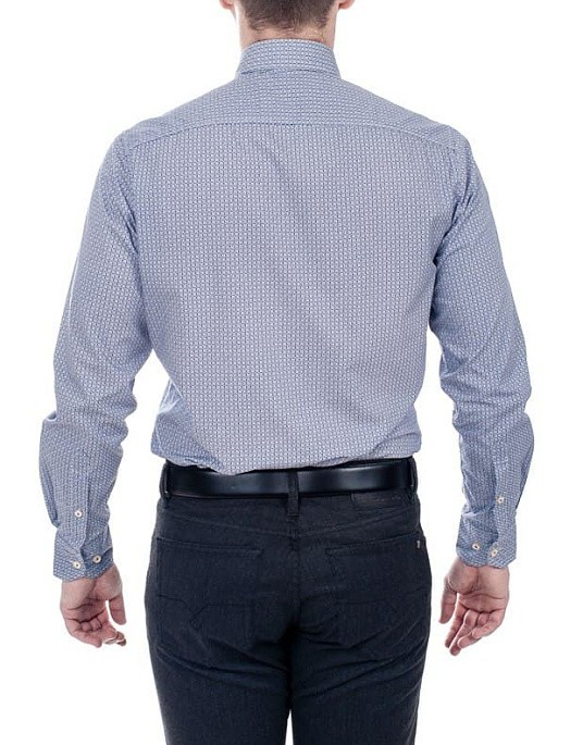 Сорочка  Pierre Cardin у блакитному кольорі з принтом