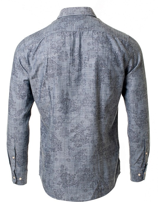 Сорочка Pierre Cardin у сірому кольорі з квітковим принтом