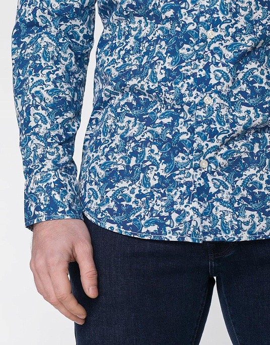 Сорочка Pierre Cardin з ексклюзивної колекції Le Bleu у білому кольорі