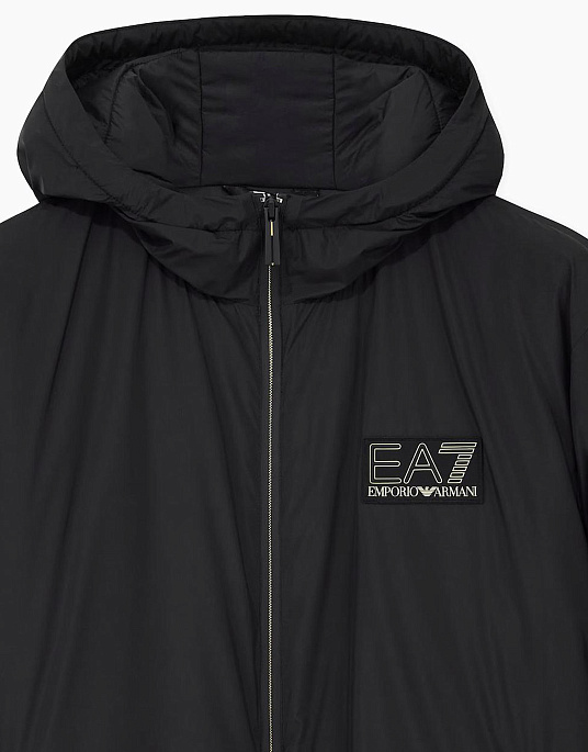 Чоловіча куртка EA7 Emporio Armani у чорному кольорі