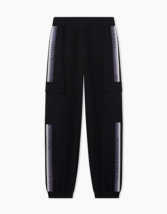 Брюки женские EA7 Emporio Armani в черном цвете