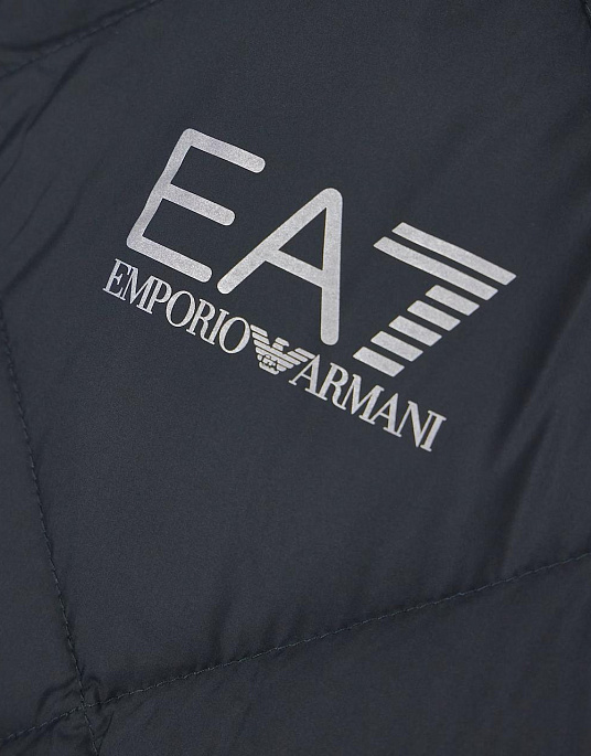 Мужская куртка EA7 Emporio Armani в синем цвете