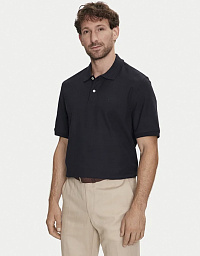 Поло Bugatti чорного цвета