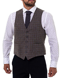 Жилет Pierre Cardin із колекції Le Bleu у коричневому кольорі