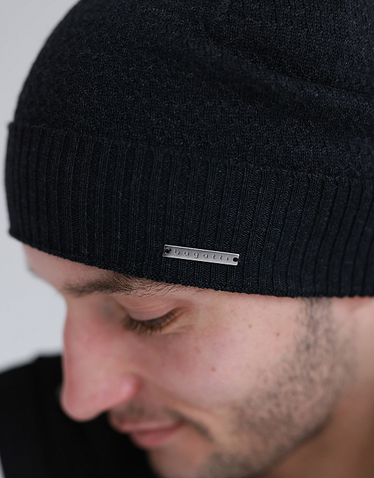 Шапка Bugatti в сером цвете