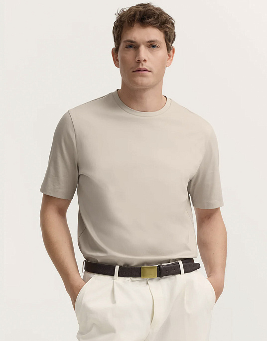 Футболка Bugatti бежевого цвета