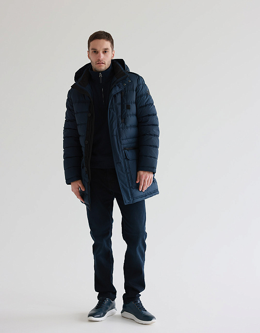 Куртка – парка со съемным капюшоном от Bugatti