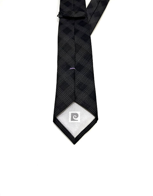 Краватка Pierre Cardin чорного кольору в ромб