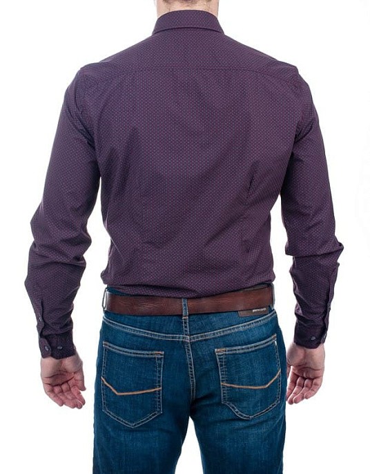 Сорочка Pierre Cardin у червоному кольорі з візерунком