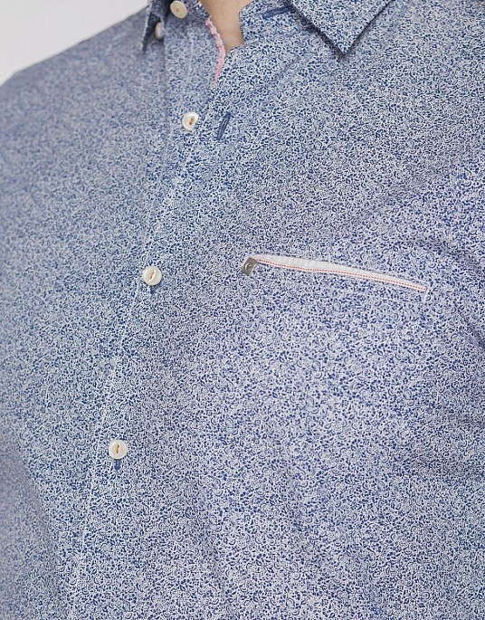 Рубашка Pierre Cardin  в белом цвете