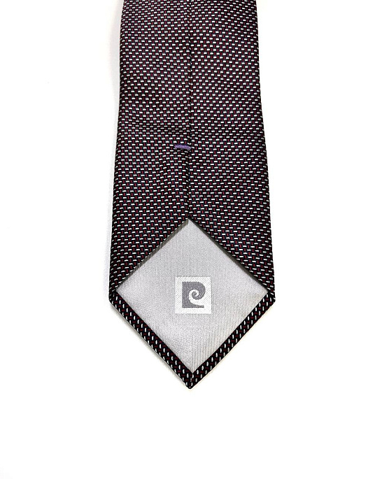 Галстук Pierre Cardin бордового цвета в точку