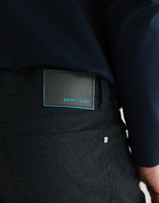 Брюки-флеты Pierre Cardin из коллекции Future Flex в синем цвете