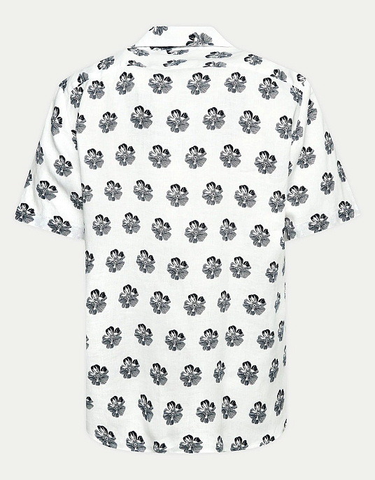 Рубашка Pierre Cardin с коротким рукавом с принтом