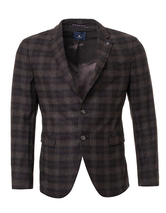 Піджак Pierre Cardin з колекції Voyage у коричневому кольорі у клітку