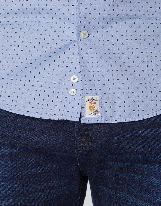 Сорочка Pierre Cardin у блакитному кольорі з візерунком