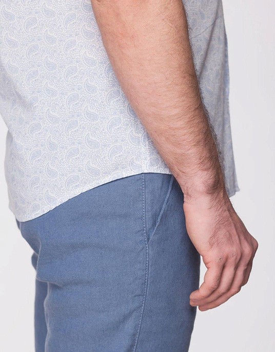 Сорочка з коротким рукавом Pierre Cardin у білому кольорі з принтом