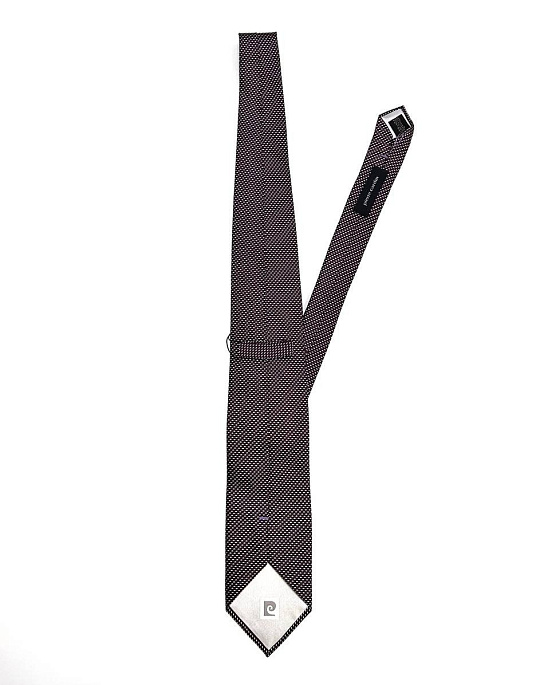 Галстук Pierre Cardin бордового цвета в точку