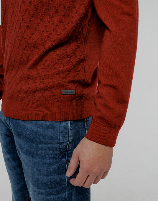 Джемпер Pierre Cardin с плетением "ромб"