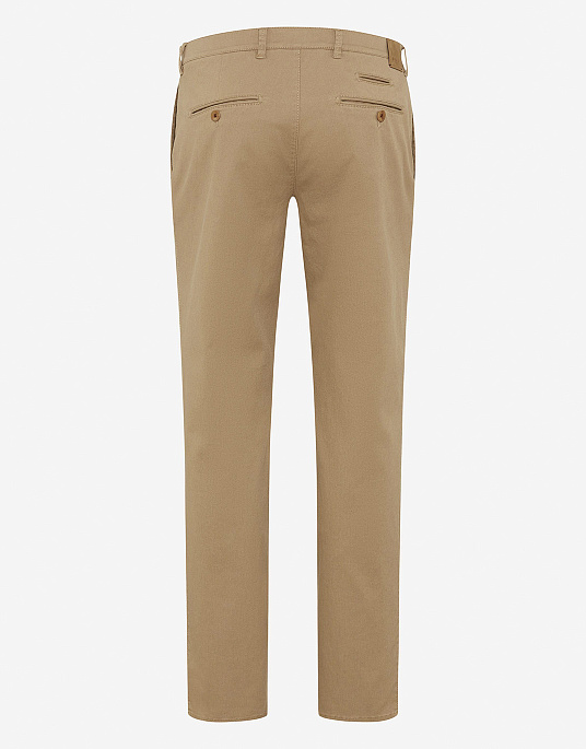 Мужские брюки-флеты Brax FABIO HI-FLEX коричневого цвета