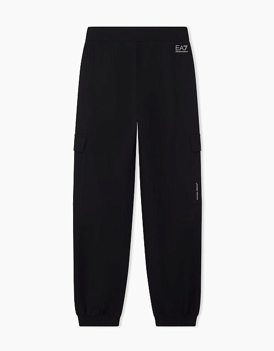 Брюки женские EA7 Emporio Armani в черном цвете