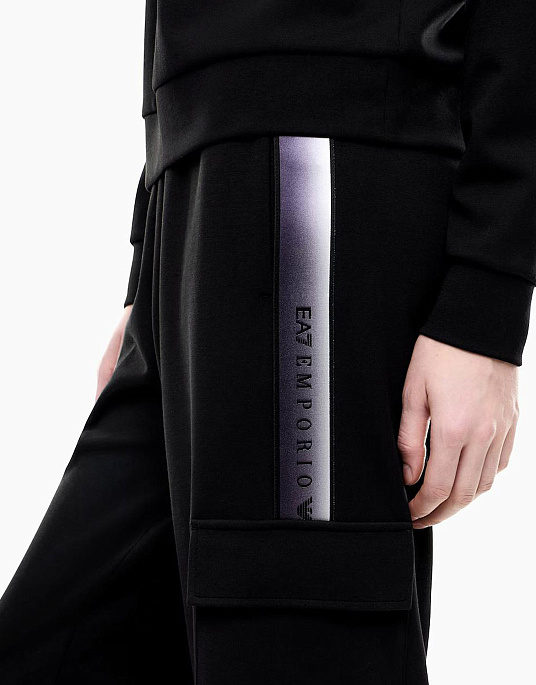 Брюки женские EA7 Emporio Armani в черном цвете