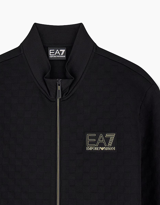 Чоловічий спортивний костюм EA7 Emporio Armani у чорному кольорі