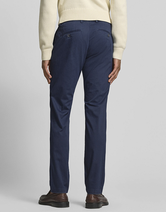 Мужские брюки-чиносы Bugatti синего цвета