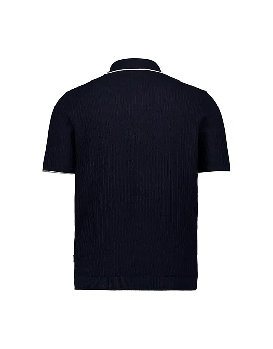 Чоловіче поло Bugatti у темно-синьому кольорі