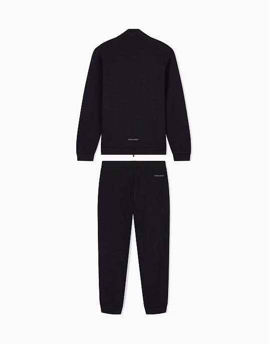 Чоловічий спортивний костюм EA7 Emporio Armani у чорного кольорі